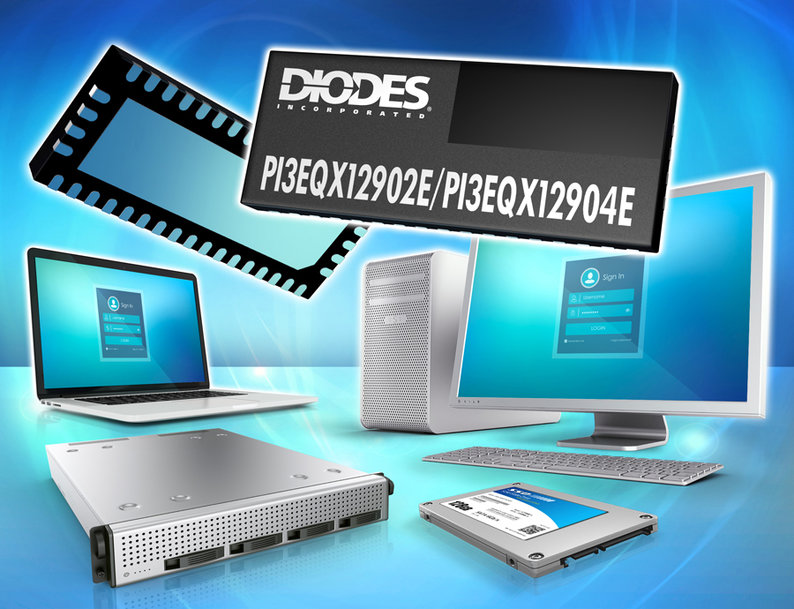 8Gbps, 1/2 Lane PCIe 3.0/SATA3 Combo ReDrivers from Diodes Incorporated Support PC Industry’s Modern Standby Mode